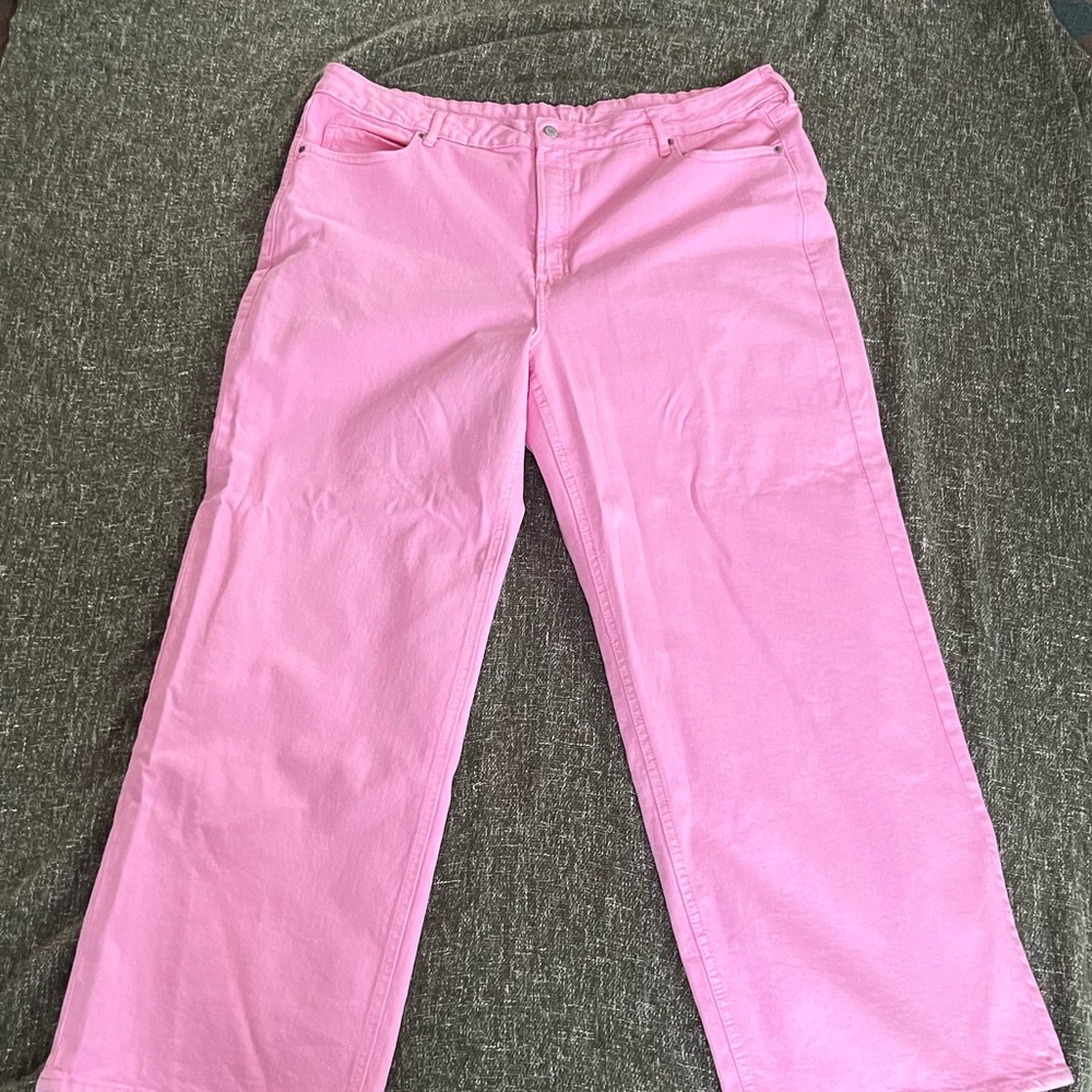 Old Navy Pink Flare Women's Jeans